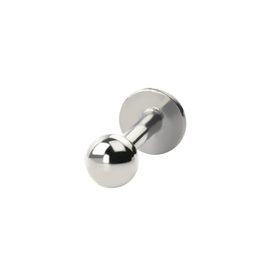 Push-in labret af titanium