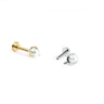 Titaniumlabret med perle Piercingsmykker - Danmark