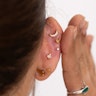 Guldsmedlabret af titanium Piercing - Danmark