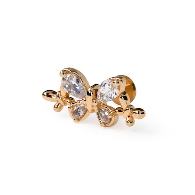 Labret med tre sommerfugle