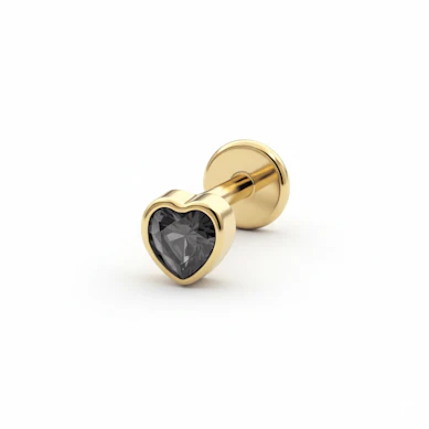 Titaniumlabret med hjertesten