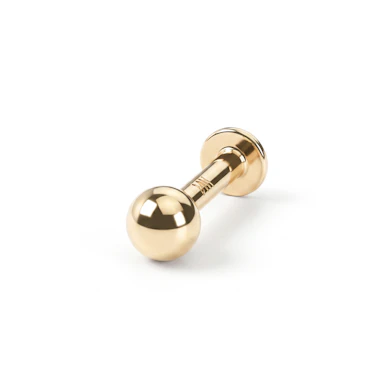 Labret af 14 karat guld