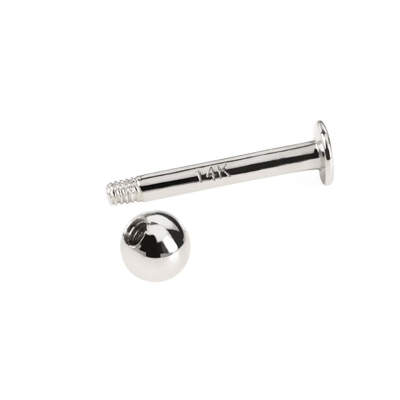 Labret af 14 karat guld Piercinger - Danmark