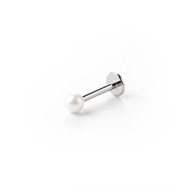 Labret med perlekugle af akryl i mange farver