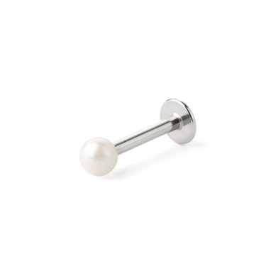 Labret med perlekugle af akryl i mange farver