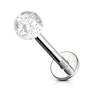 Labret med akryl kugle Piercingsmykker - Danmark