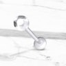 Gennemsigtig labret retainer med kugle Kropssmykker - Danmark