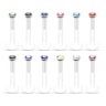 Labret af ptfe med mange forskellige farver sten Piercing - Danmark