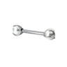 Nipple-stav af titanium med perler Piercinger - Danmark