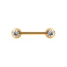 Brystpiercing med sten Piercinger - Danmark