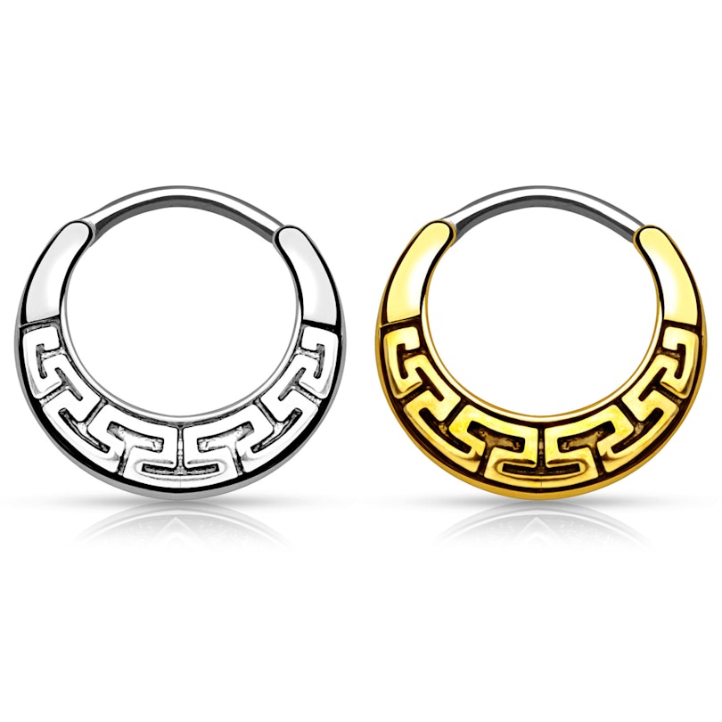Septumpiercing med labyrint-design Piercingsmykker - Danmark
