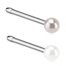 Næsestav med perlekugle af akryl Piercinger - Danmark