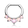 Septumpiercing med store opalitesten Piercing - Danmark