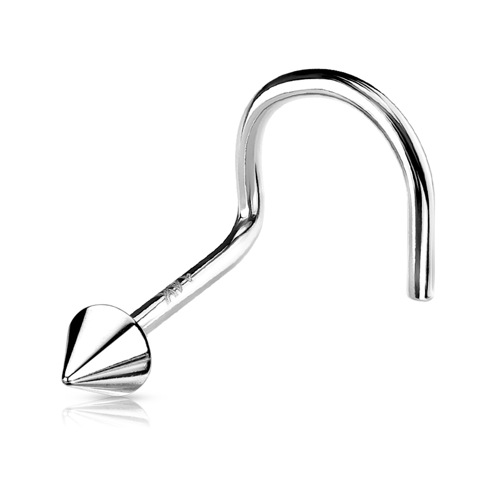 Næseskrue af 14 karat guld med valgfrit design Piercinger - Danmark