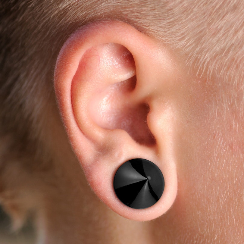 Kegleformet plug af akryl Kropssmykker - Danmark