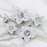 Plug med lotusblomst og abalone Piercinger - Danmark