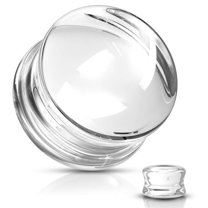 Plug af glas i flere farver Kropssmykker - Danmark