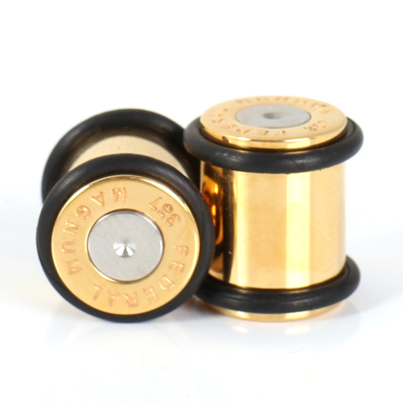 Plug formet som patronhylster Piercinger - Danmark