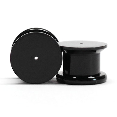 Plug af akryl til ørering.