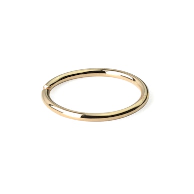 Simpel endeløs ring af 14 karat guld