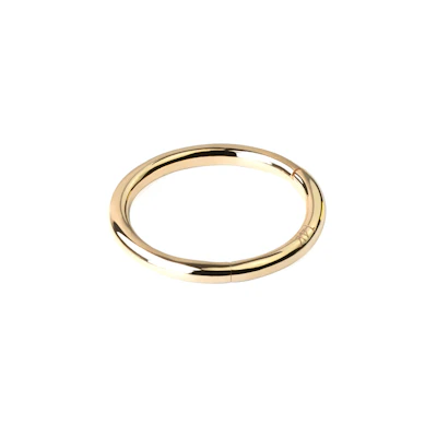 Endeløs ring af 14 karat guld med hængsel