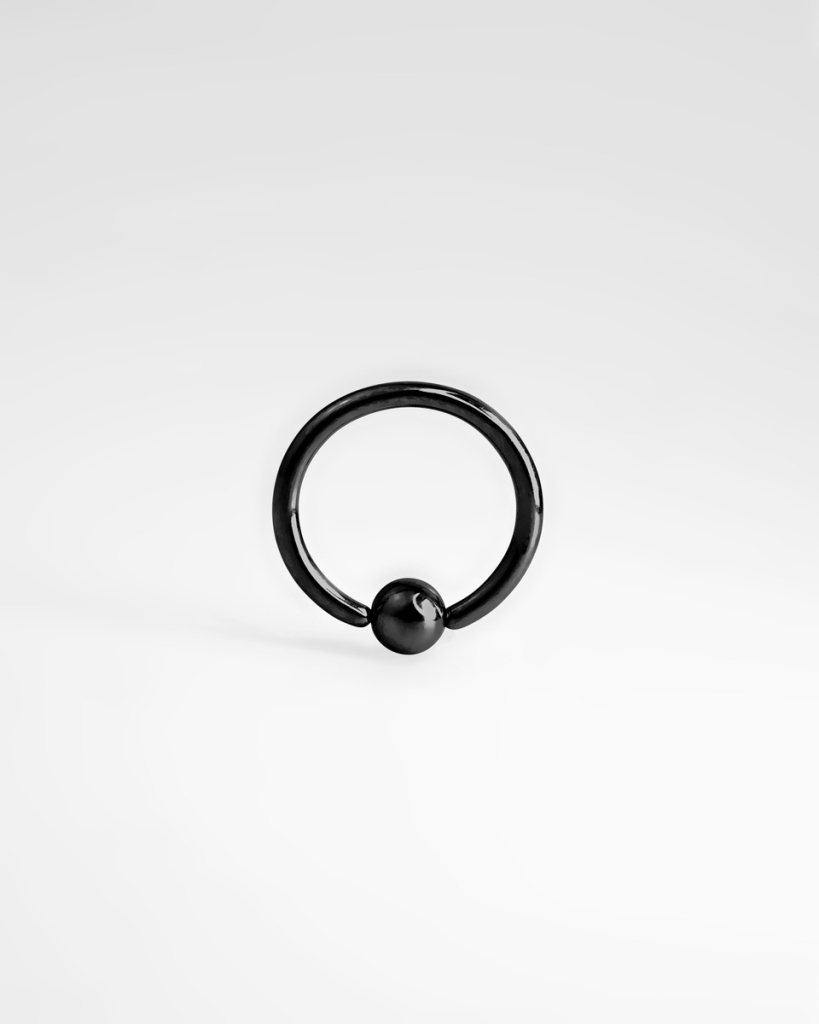 Ring med fast kugle Piercingsmykker - Danmark