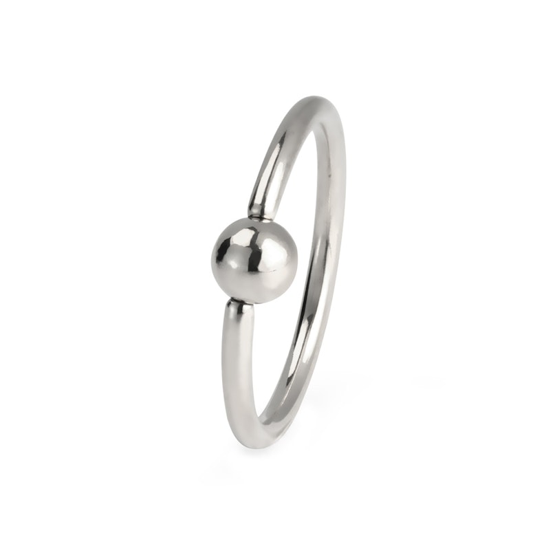 Ring med fast kugle Piercinger - Danmark