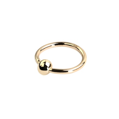 Kuglering af 14 karat guld