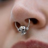 Ring med skull Kropspiercing - Danmark