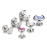 Skin anchor med sten Kropspiercing - Danmark
