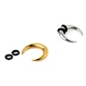 C-formet taper med dobbelt o-ring Piercingsmykker - Danmark
