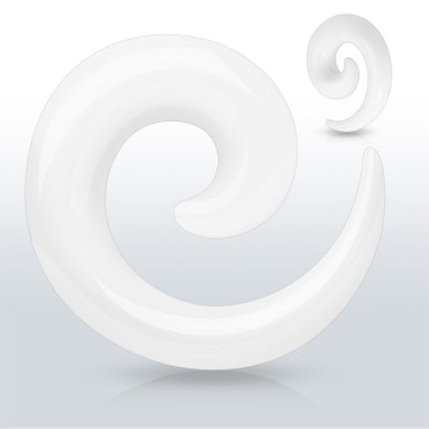 Spiralformet taper i valgfri farve