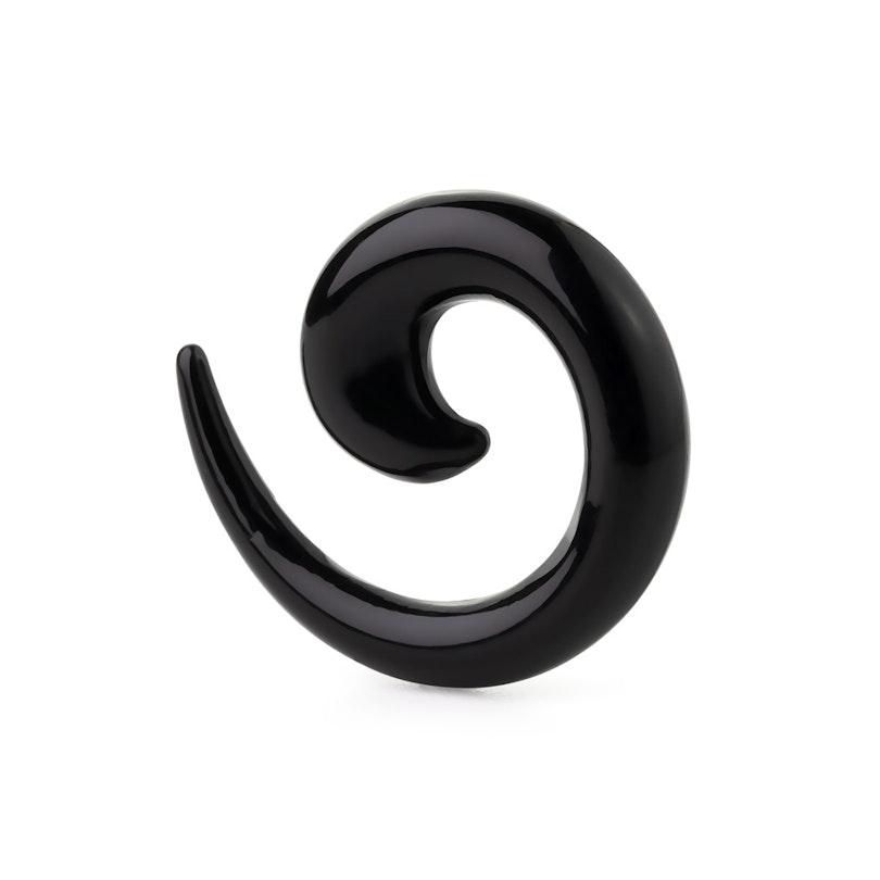 Spiralformet taper i valgfri farve Piercing - Danmark