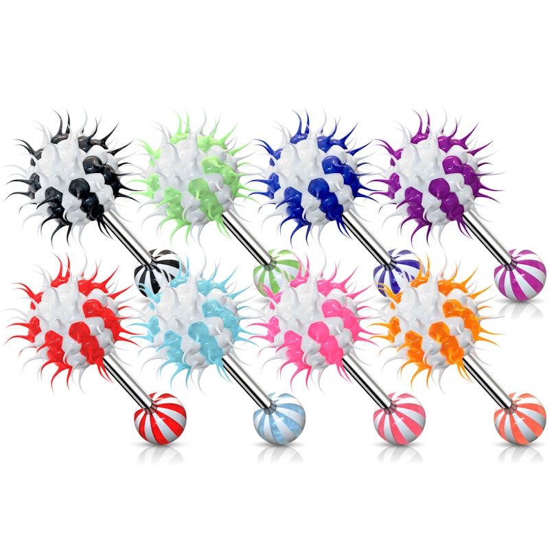 Tungepiercing med blød tickler Piercing - Danmark