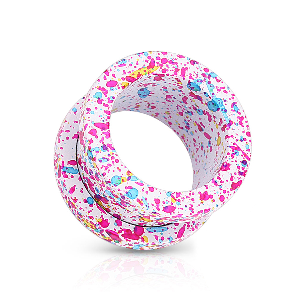 Tunnel med stænkpletter og skruegevind Piercinger - Danmark