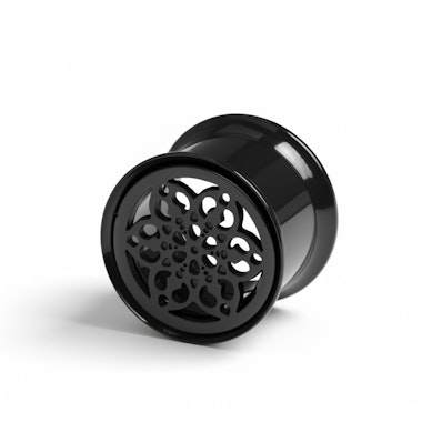 Tunnel med blomst af filigran