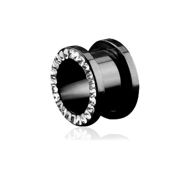 Tunnel med stenkant og skruegevind