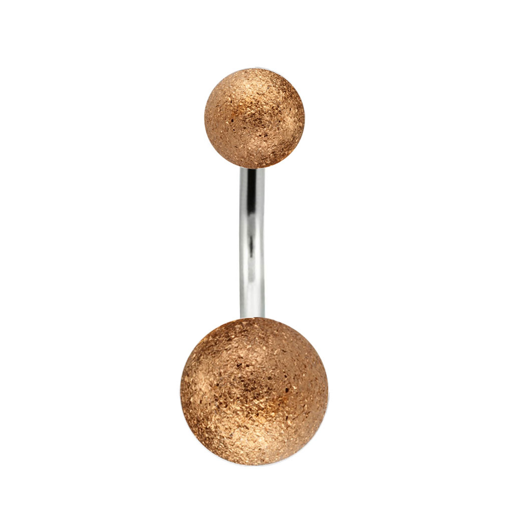 Navlepiercing med diamantlook Kropspiercing - Danmark