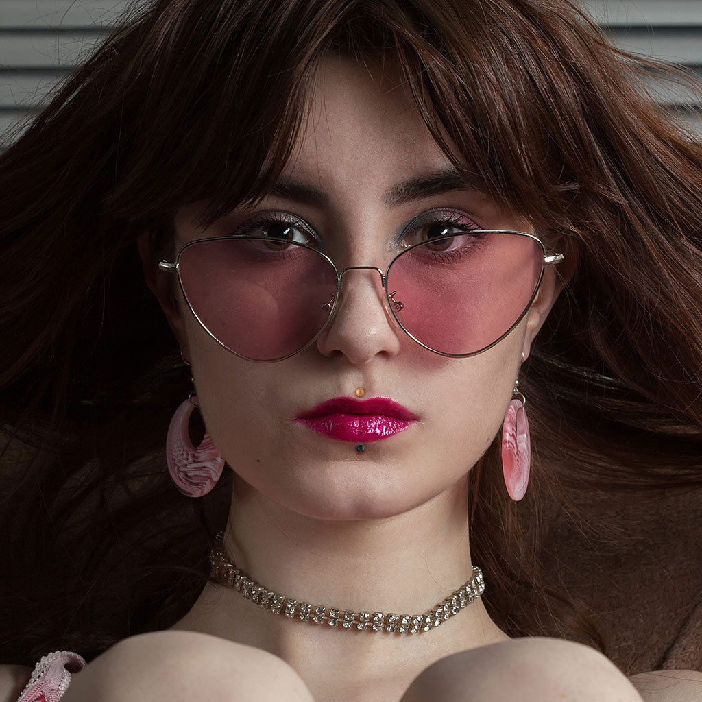 Labret med diamantlook Piercingsmykker - Danmark