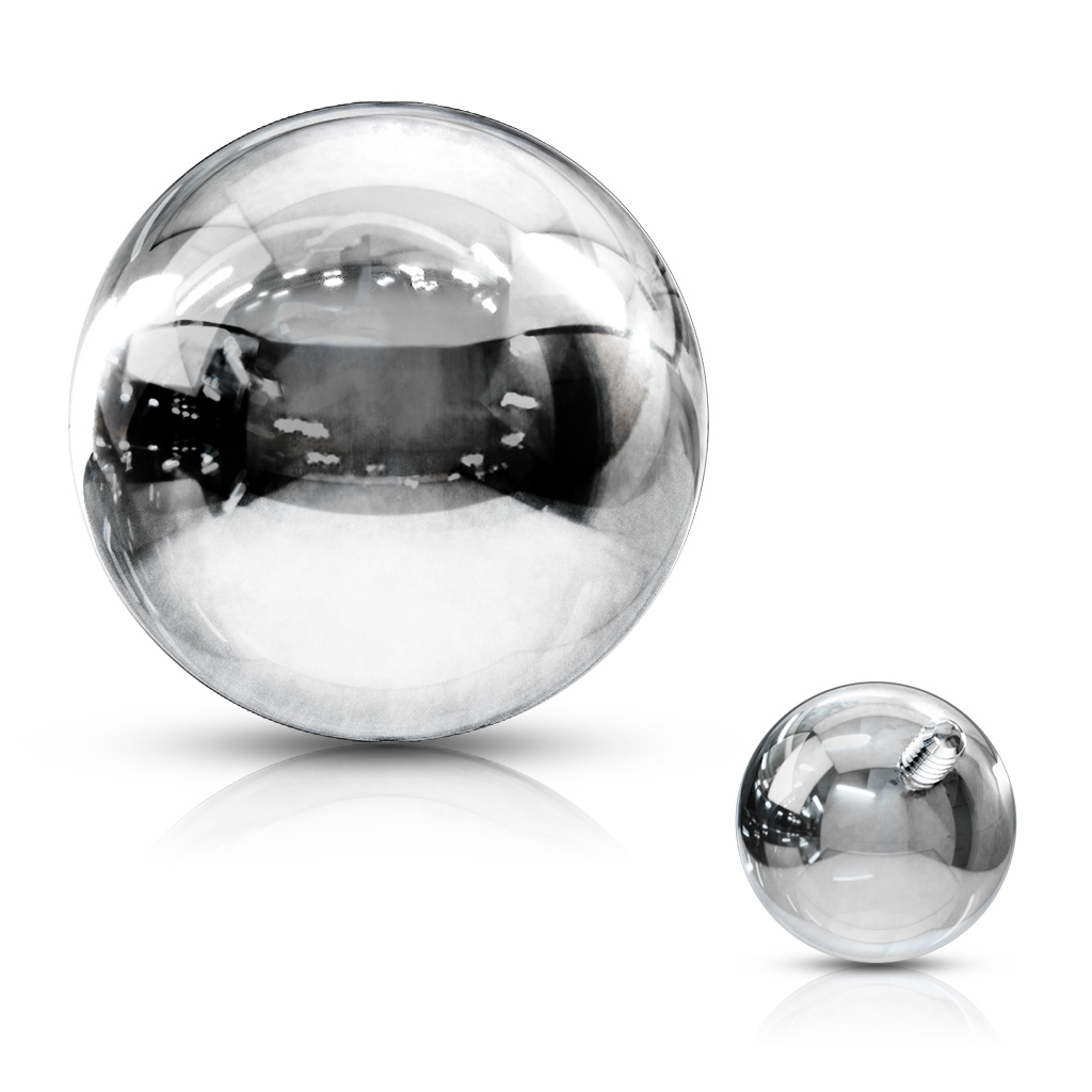 Piercingkugle til indvendigt gevind