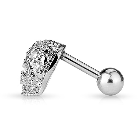 Ørepiercing med skull