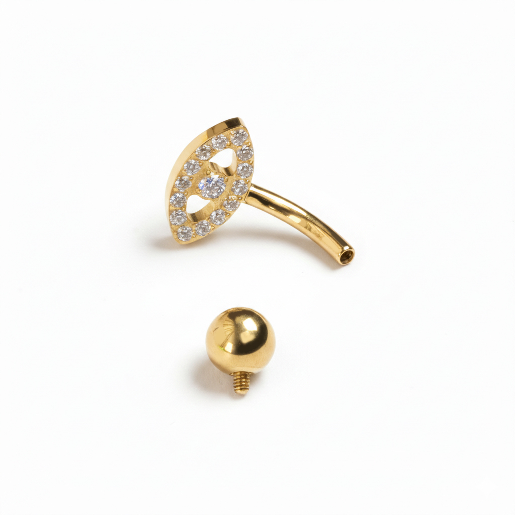 Navlering af titanium med ondt øje