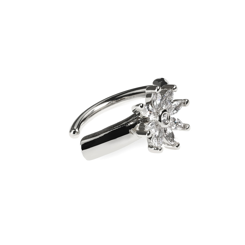 Belly clicker med funklende blomst
