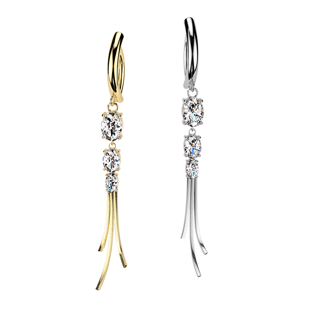 Navle-clicker med sten og kæder