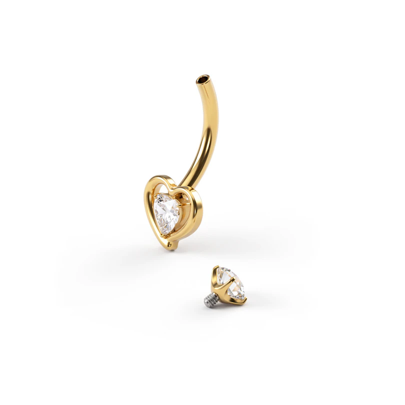 Navlering af titanium med flere hjerter