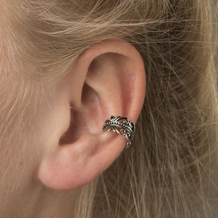 Earcuff med snoninger