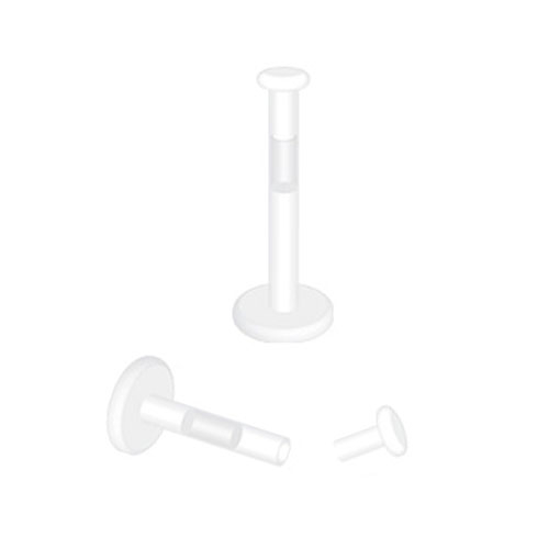 Push in labret piercingskjuler