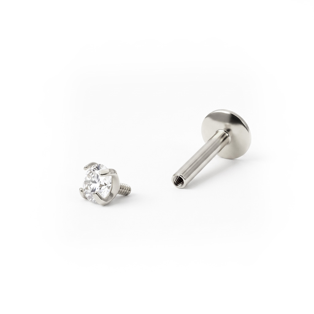 Labret i forskellige stendesigns og farver