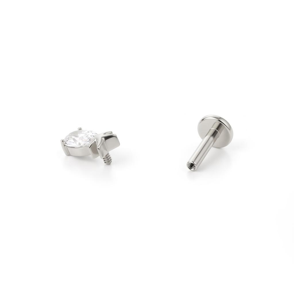 Titaniumlabret med ananasdesign