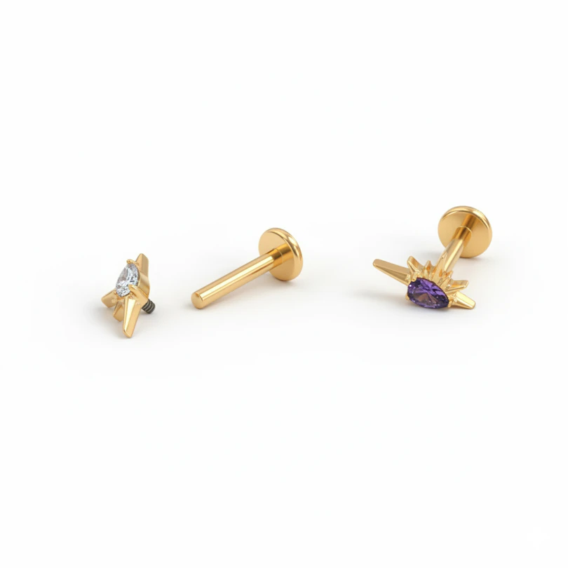 Titaniumlabret med halvsol